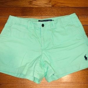 Ralph Lauren size 2 shorts lime green nwot